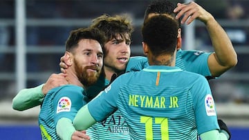 Messi lidera la goleada de Barcelona sobre el Eibar