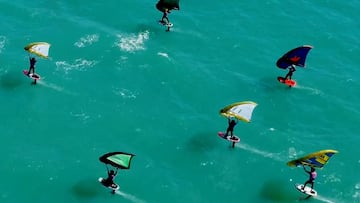 Wingfoil en La Barrosa, Chiclana de la Frontera