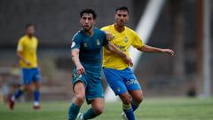 Momento del amistoso de pretemporada entre Las Palmas y Las Palmas Atlético.