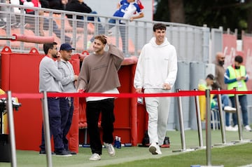 Jacobo Ramón, durante el derbi de filiales del pasado 2 de noviembre.