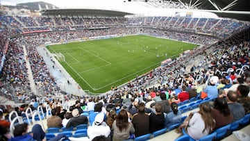 Lleno en La Rosaleda de M&aacute;laga