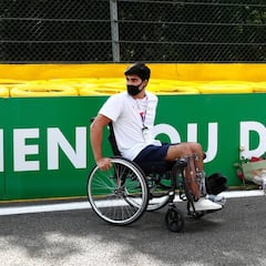 Correa regresa a Spa un año después del trágico accidente