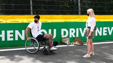 Juan Manuel Correa, en Spa-Francorchamps. 