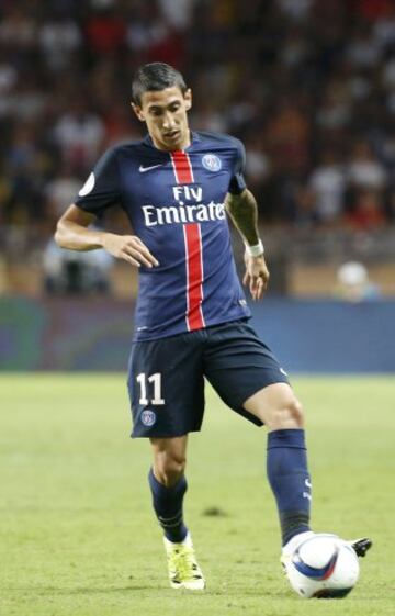 Angel Di Maria pasó del United al PSG por 63 millones de euros, estando cotizado en 47.7 millones de euros. Es decir, 15.3 millones de más.