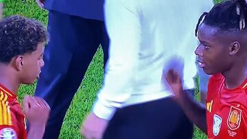 Filtran lo que hacía Lamine antes de las semis de la Eurocopa: Nico Williams alucina