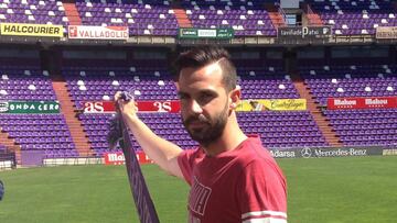 Alberto Guiti&aacute;n, presentado como jugador del Real Valladolid