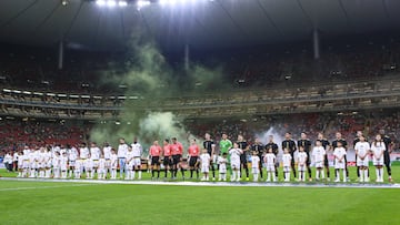 Protocolo during 2025 International Friendly match between Mexico (Mexican National team) and Ecuador at Akron Stadium, on October 14, 2025 in Guadalajara, Jalisco, Mexico.