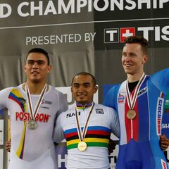 Fabián Puerta, medalla de Plata en Mundial de ciclismo de pista