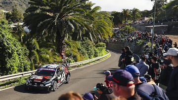 Kalle Rovanpera se mueve a un ritmo superior en Canarias