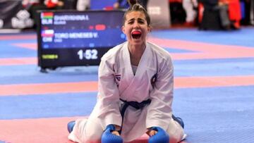 Valentina Toro logró la medalla de plata en la Premier League de Karate