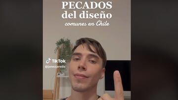 Diseñador chileno deja al descubierto en Tiktok tres errores que estarías cometiendo al decorar tu casa