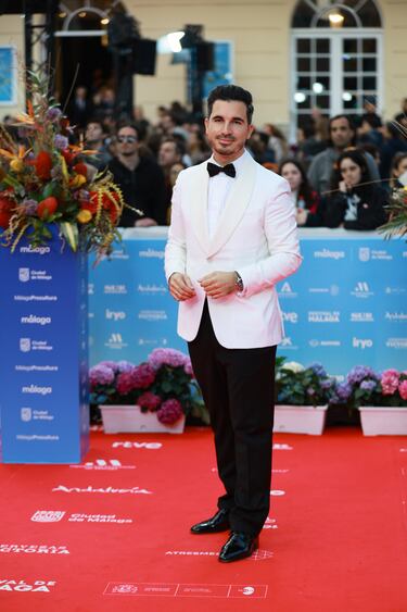  Javier Castillo durante el 2025 Málaga Film Festival. 
