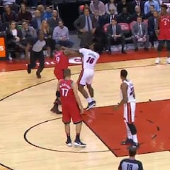 ¡Alta tensión! Ibaka, expulsado de nuevo por liarse a puñetazos