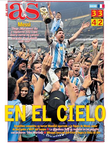 Las portadas de AS de diciembre