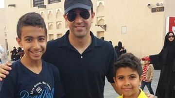 Xavi se deja ver en Qatar