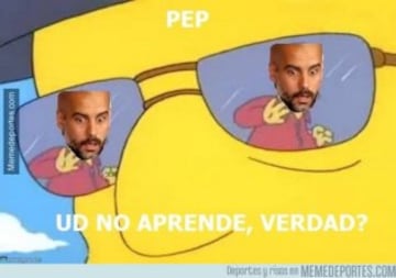 Los memes más divertidos de la derrota de Guardiola ante el Barcelona