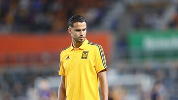 Diego Reyes of Tigres during the game Tigres UANL vs Monterrey, corresponding to the Round of 16 of the Leagues Cup 2023, at Shell Energy Stadium, on August 08, 2023.

<br><br>

Diego Reyes of Tigres durante el partido Tigres UANL vs Monterrey, correspondiente a la fase de Octavos de final de la Leagues Cup 2023, en el Estadio Shell Energy, el 08 de Agosto de 2023.