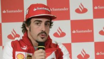 Alonso durante el evento en Madrid.