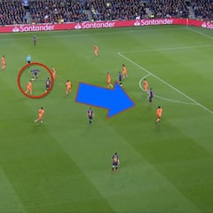 El pase de Arthur entre 5 rivales que hace soñar al Camp Nou