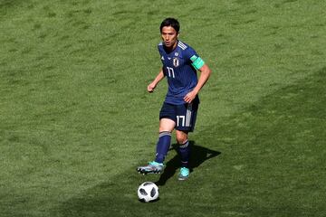 Makoto Hasebe, capitán de la selección japonesa. 