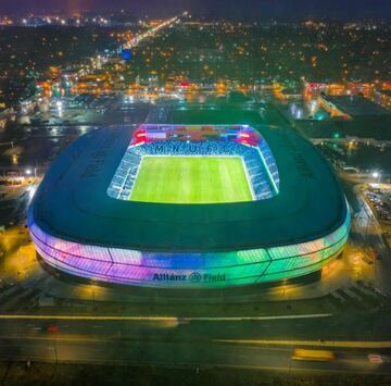 Minnesota United inaugurated their new stadium with a 3-3 draw against New York City FC with the stunning field amazing the fans.