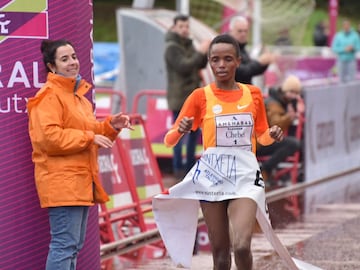 Chebet ganando hace un año en Elgoibar.