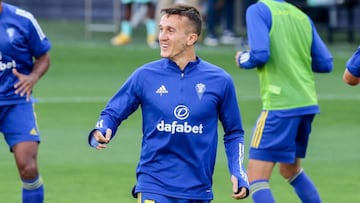 Salvi Sánchez en un entrenamiento