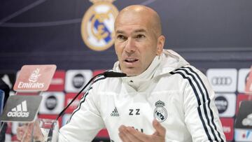 24/04/19 RUEDA DE PRENSA DE ZIDANE ENTRENADOR DEL REAL MADRID