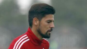 Nolito entrenando con el Celta.