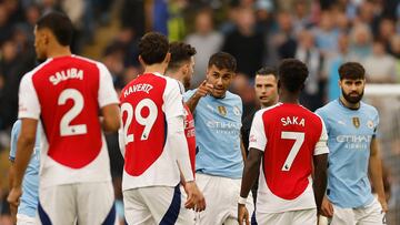 Resumen y goles del Mánchester City vs Arsenal, jornada 5 de la Premier League 23-24
