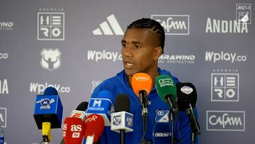 Danovis Banguero, en rueda de prensa, analiza el presente de Millonarios.