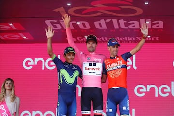 Nairo aplaude en lo alto: Podio en el Giro Centenario