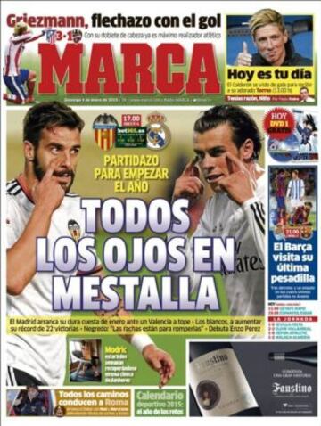 Portadas de la prensa deportiva