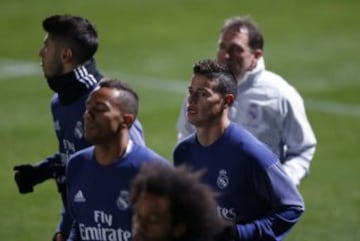 Real Madrid's first training session in Yokohama