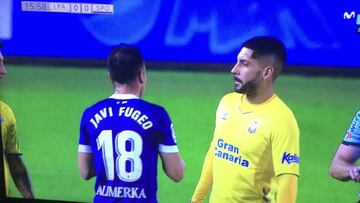 Error de serigrafía en Las Palmas: de Javi Fuego a Javi Fugeo