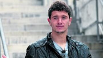 <b>EN EL ONCE. </b>Piti posa para AS tras el entrenamiento de ayer.