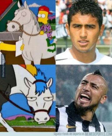 Las burlas al 'Rey Arturo' estuvieron enfocadas a la intensidad que el volante puso en su juego, y que le hizo ganarse amarilla en el primer tiempo.