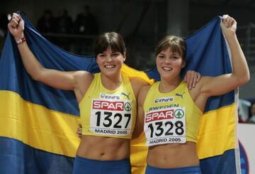 Estas corredoras don de origen sueco y se dedican a las carreras con vallas. Actualmente ya tienen 35 años.