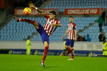 El mediocentro argentino llegó al Atlético de Madrid en diciembre de 2015 procedente del Celta de Vigo. Permaneció tres años en el conjunto rojiblanco en los que jugó 34 partidos, entre ellos la final de la Champions de 2016.