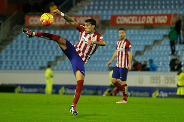 El mediocentro argentino llegó al Atlético de Madrid en diciembre de 2015 procedente del Celta de Vigo. Permaneció tres años en el conjunto rojiblanco en los que jugó 34 partidos, entre ellos la final de la Champions de 2016.