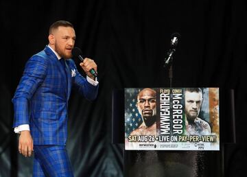 Mayweather-McGregor presentan el combate del siglo