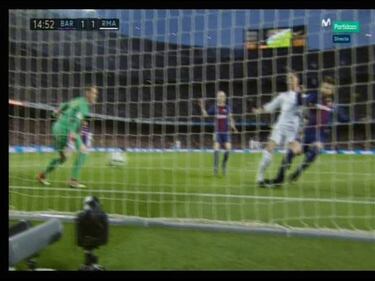Cristiano sufrió un esguince de tobillo al marcar el 1-1