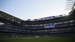 Santiago Bernabeu stadium in Madrid January 10, 2015