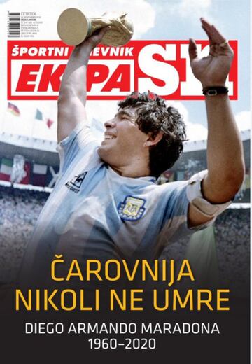 Así vivió la prensa internacional el fallecimiento de Maradona: algunas portadas pasarán a la historia