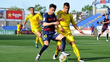 Natalio, durante el partido.