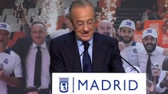 La ‘bronca’ de Florentino a Almeida por el lapsus en su discurso