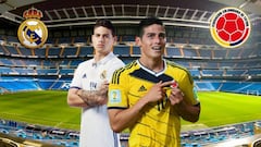 James admits that he plays with greater freedom with Colombia