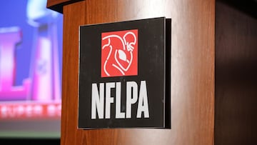 NFLPA logo.