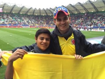 Estadio Germán Becker se viste de amarillo, azul y rojo