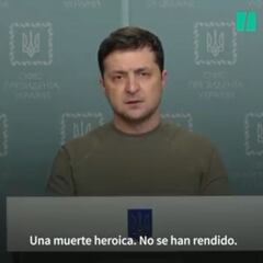Conmovedor mensaje del presidente de Ucrania a la nación